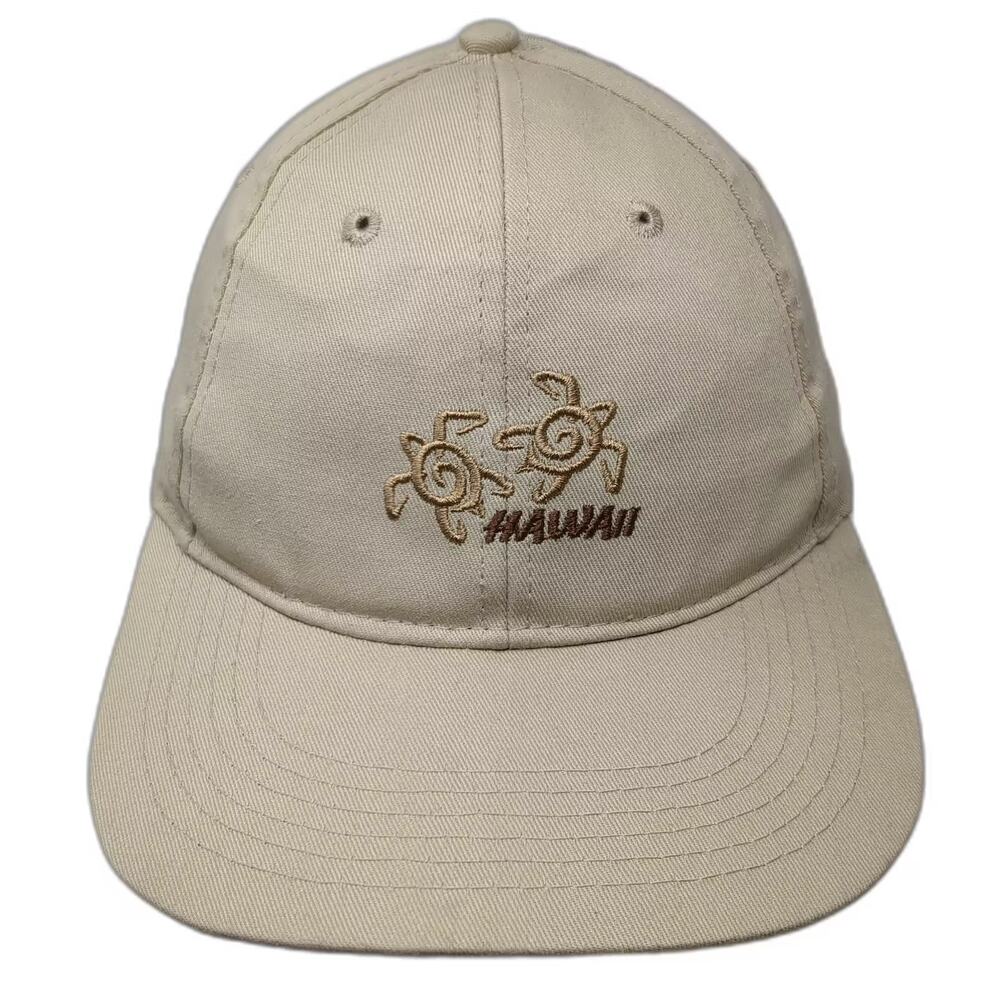 SurfWare Hawaiian Classics Baseball Cap Beige Brown OS Embroidered Hawaii Hat